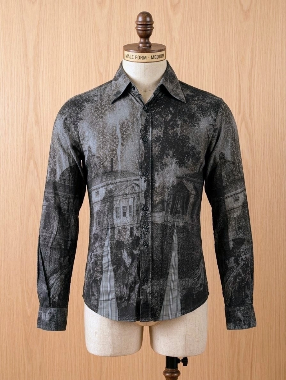 Menβs Custo Barcelona - Vintage Noir Gothic Vampire